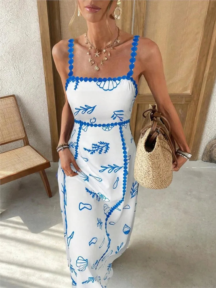 Boho Weißblau
