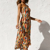 Farbenfrohes Musterkleid