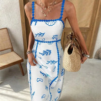Boho Weißblau