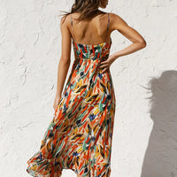 Farbenfrohes Musterkleid
